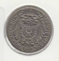 () Монета Германия (Империя) 1912 год   ""   Серебрение  XF